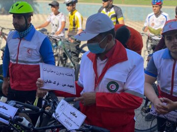 🚴‍♂برگزاری همایش دوچرخه سواری در بوکان به مناسبت روز جهانی دوچرخه سواری