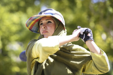 Tournement de golf féminin en Iran 