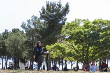 Tournement de golf féminin en Iran 