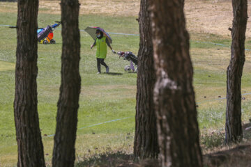 Tournement de golf féminin en Iran 