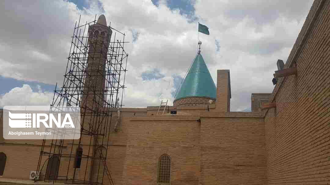 مرحله دوم مرمت منار سلجوقی بسطام انجام می‌شود