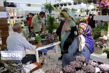 Le 15ème salon spécialisé des fleurs et des plantes à Tabriz