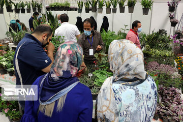 Le 15ème salon spécialisé des fleurs et des plantes à Tabriz