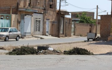 جمع آوری و دفن غیر اصولی و غیر بهداشتی فاضلاب جوی های روباز گتوند