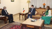 السفير الايراني لدى باكستان يبحث والمبعوث الاوروبي السلام في افغانستان