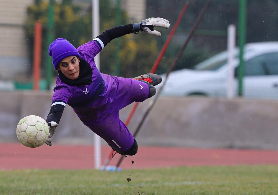 During a Propaganda football match between Iran's Sepahan FC and