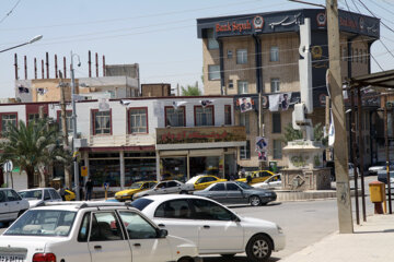 تبلیغات محیطی نامزدهای انتخابات در شهرستان قصرشیرین