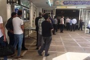 صف‌های طولانی رای دهندگان در مسجد حضرت امیر (ع) تهران