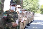مشارکت سربازان همدان در پای صندوق‌های رای
