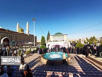 Presidential Election voting process in Iran's Kerman Martyrs Cemetery