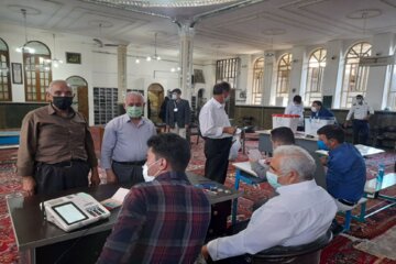 حضور اقشار مختلف مردم میاندوآب در پای صندوق‌های رای