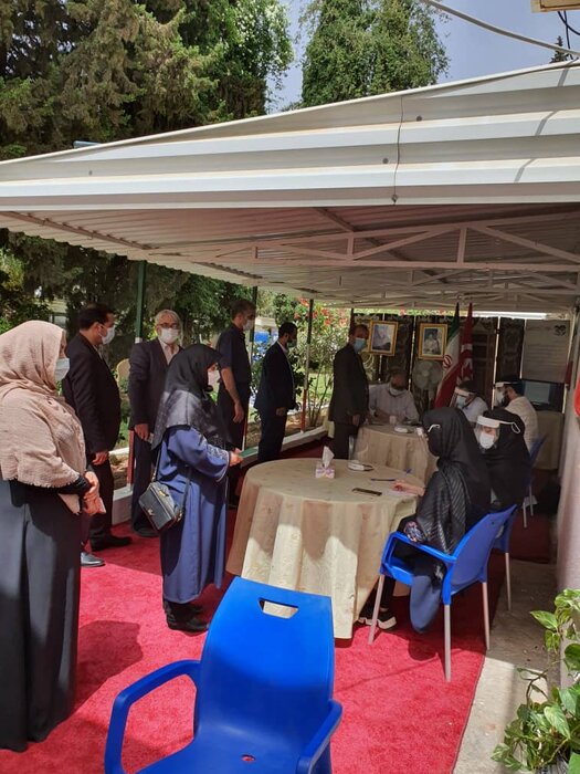 حضور ایرانیان مقیم تونس در انتخابات ریاست جمهوری