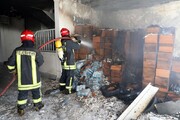٢١ نفر از آتش‌سوزی آپارتمان مسکونی در مشهد نجات یافتند