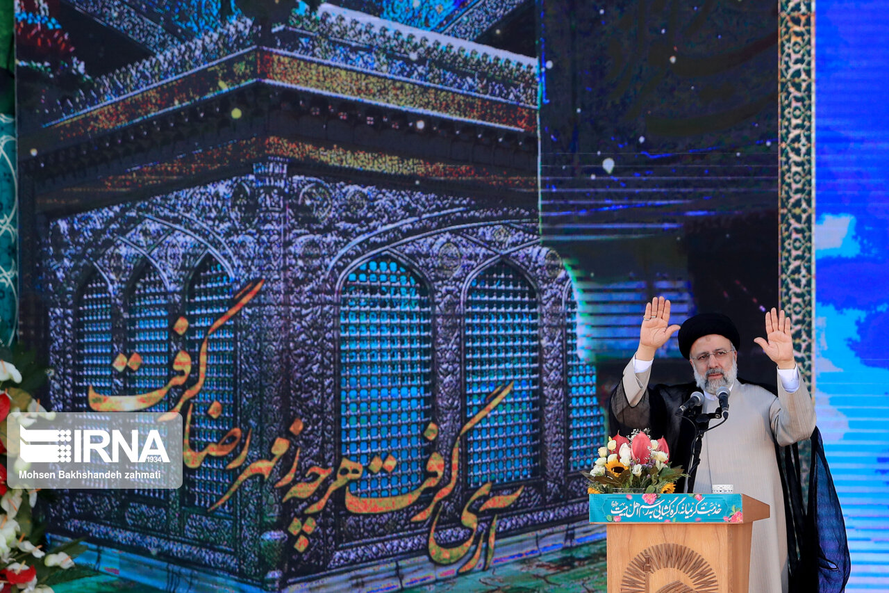 حال و هوای مراسم سخنرانی رییس جمهوری منتخب در مشهد 