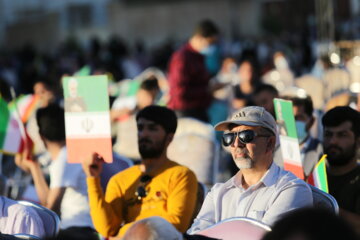 جشن شکرانه حضور در انتخابات ۱۴۰۰ در محل شهیدگاه شیخ صفی الدین اردبیلی