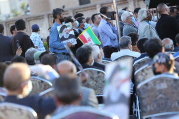 جشن شکرانه حضور در انتخابات ۱۴۰۰ در محل شهیدگاه شیخ صفی الدین اردبیلی