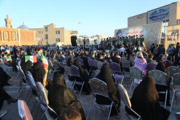 جشن شکرانه حضور در انتخابات ۱۴۰۰ در محل شهیدگاه شیخ صفی الدین اردبیلی