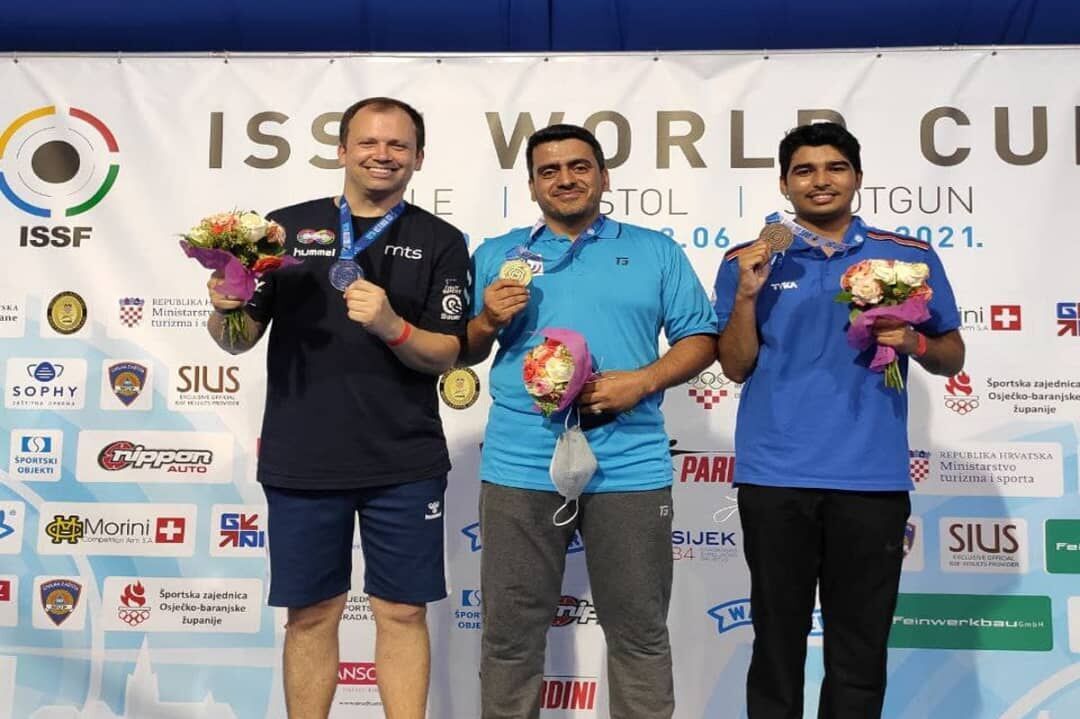 Iranian athlete wins gold in 2021 ISSF World Cup in Croatia