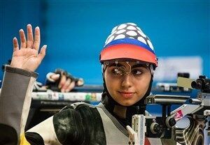 La tiradora iraní Karamzade concluye en cuarto lugar en tiro con rifle de aire en el Mundial de Tiro