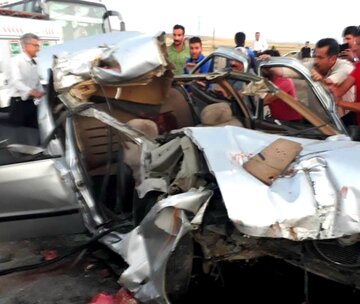 سه تبعه افغان بر اثر تصادف در جاده دیواندره - سقز  جان باختند