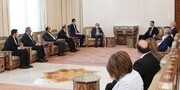 Zarif’s top assistant meets Syrian President al-Assad