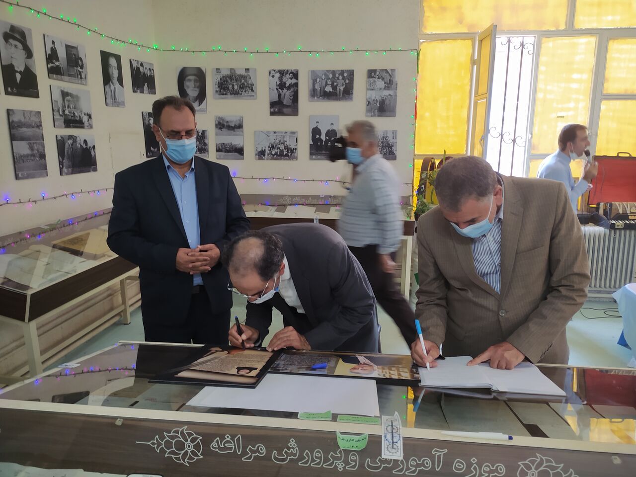رونمایی از آثار جدید در موزه آموزش و پرورش مراغه