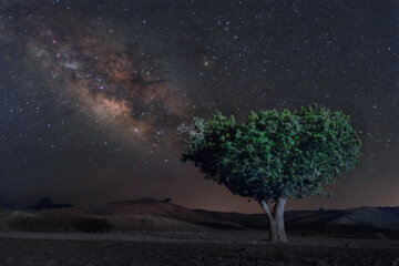 Le ciel nocturne de la région du Balûchistân en Iran