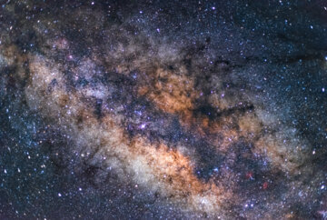 Le ciel nocturne de la région du Balûchistân en Iran