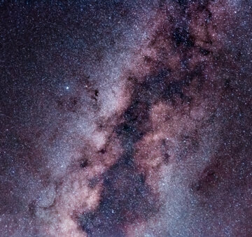 Le ciel nocturne de la région du Balûchistân en Iran