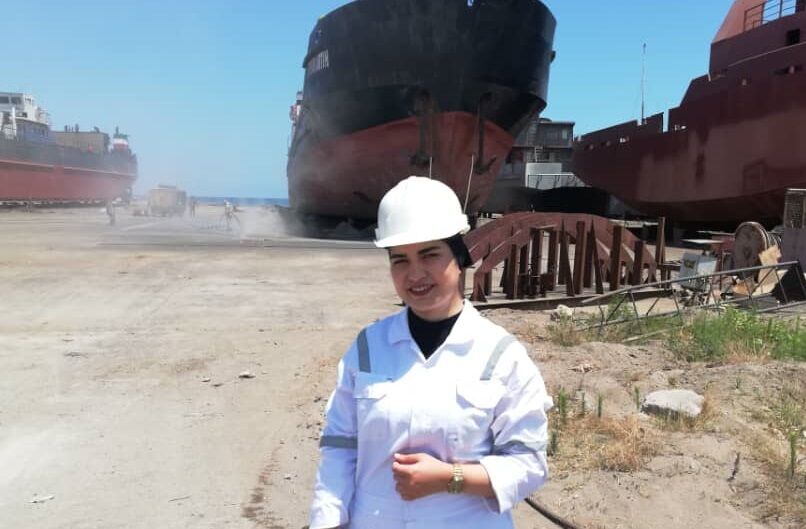 First Iranian sailor lady speaks of her professional challenges