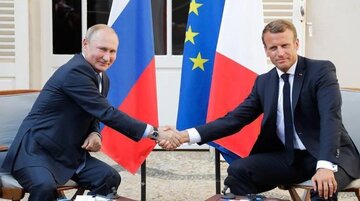 مکرون: مشتاق بهبود روابط میان روسیه و اروپا هستیم