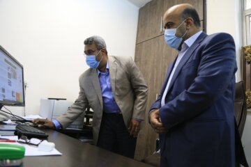 بازدید مدیرکل امورمالیاتی هرمزگان از خبرگزاری ایرنا