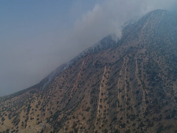 فرماندار گچساران: آتش‌سوزی در بخشی از مناطق کوه نارک کنترل شد