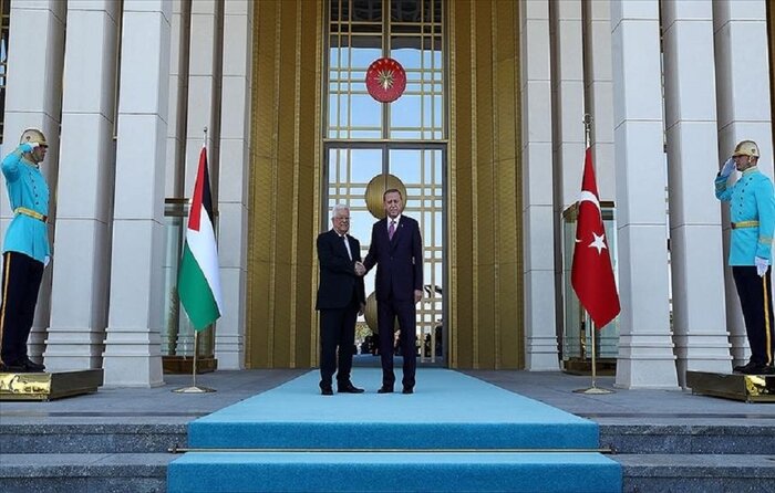 رییس تشکیلات خودگردان فلسطین با اردوغان دیدار کرد