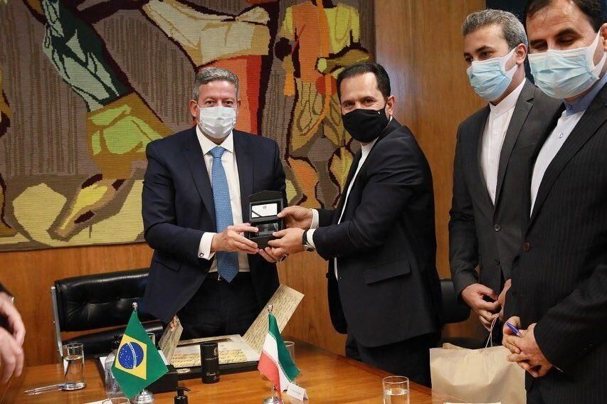 Iranian Ambassador meets Brazilian speaker