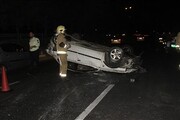 واژگونی خودروی سواری در شادگان ۲ کشته برجای گذاشت
