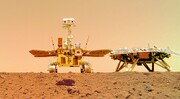 راه پیمایی بیش از ۴۰۰ متری مریخ نورد چین روی سیاره مریخ
