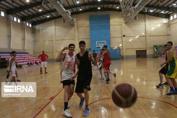 Le camp d’entraînement de l’équipe de Basketball Ados d’Iran