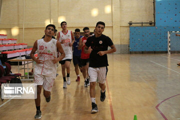 Le camp d’entraînement de l’équipe de Basketball Ados d’Iran