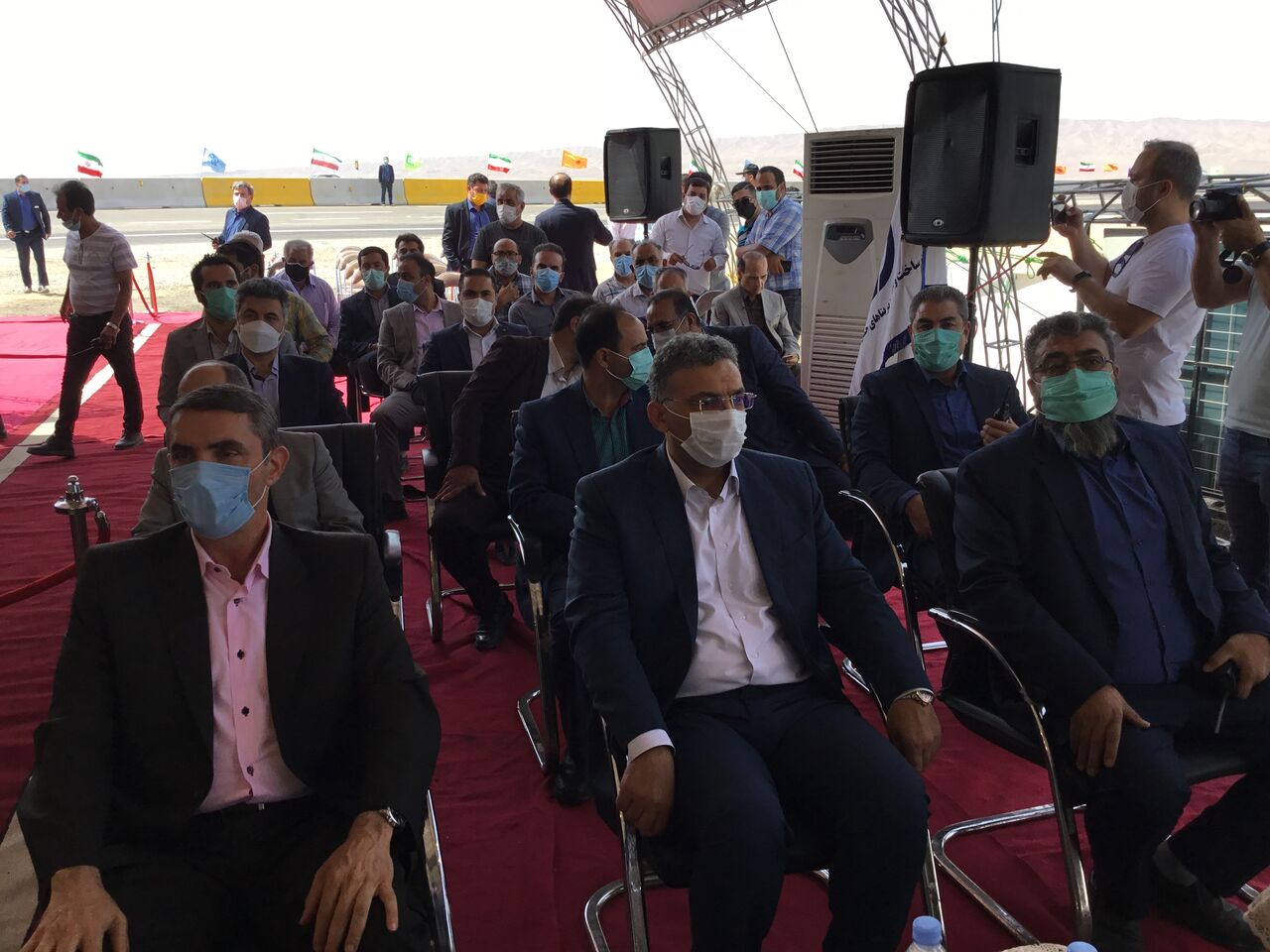 افتتاح کمربندی شهر ساوه با فرمان رئیس جمهوری