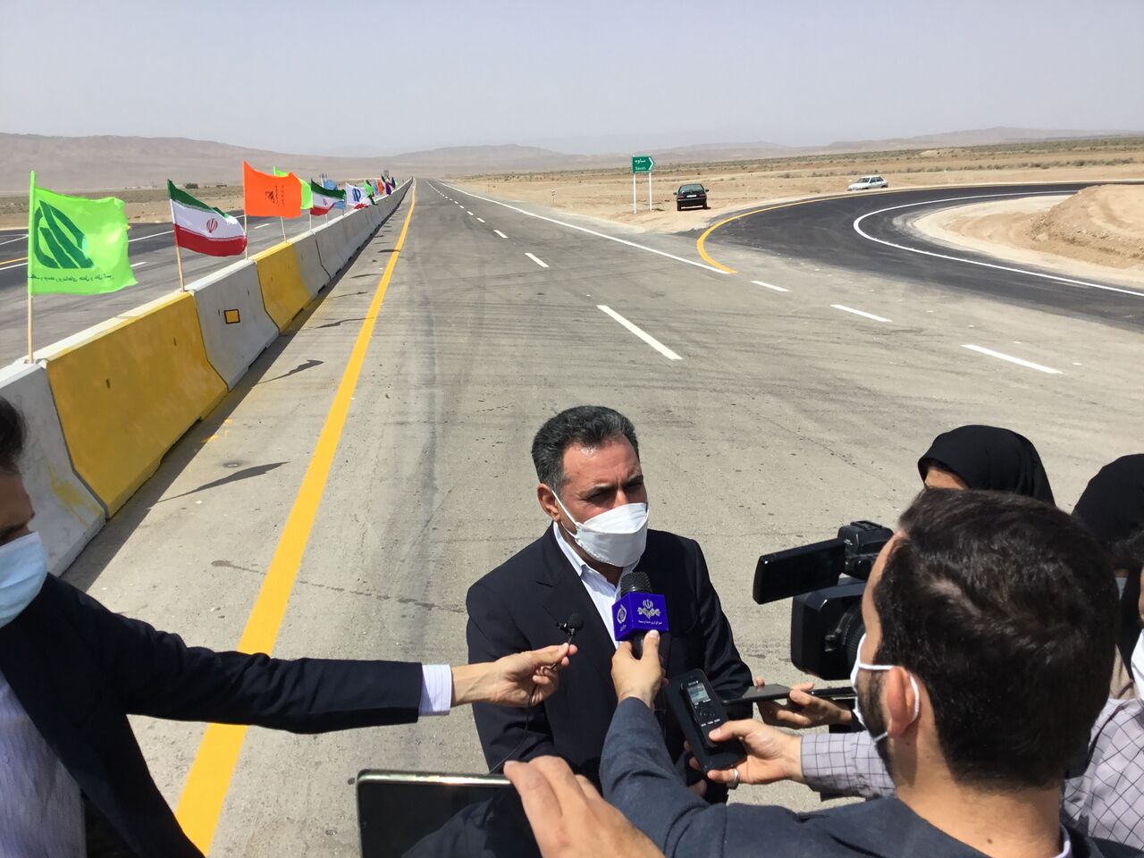 با افتتاح کنارگذر ساوه ارتباط ترافیکی میان قزوین و همدان تسهیل شد