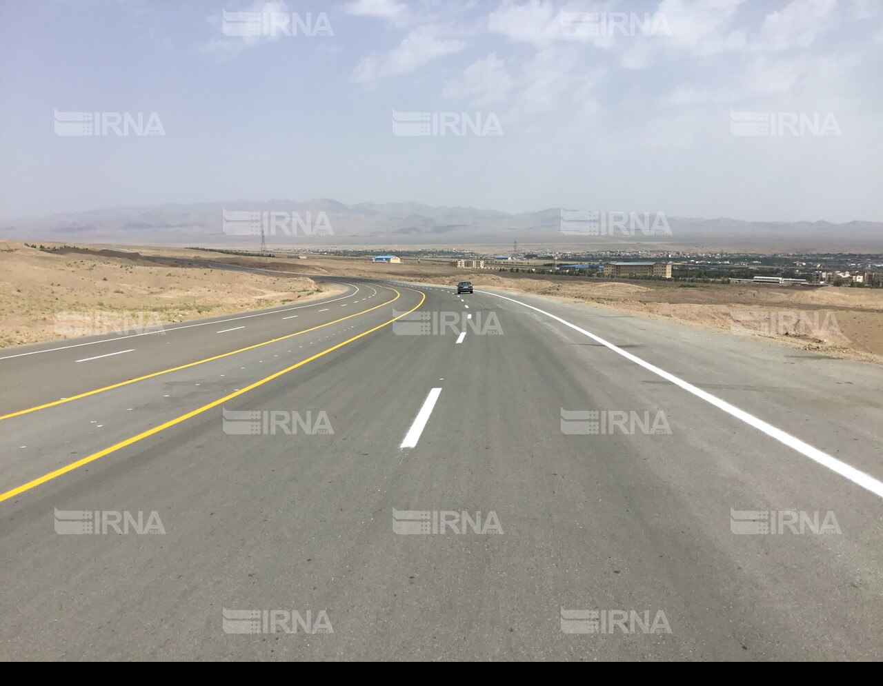 آیین افتتاح کنارگذر شهر ساوه با فرمان رئیس جمهوری 