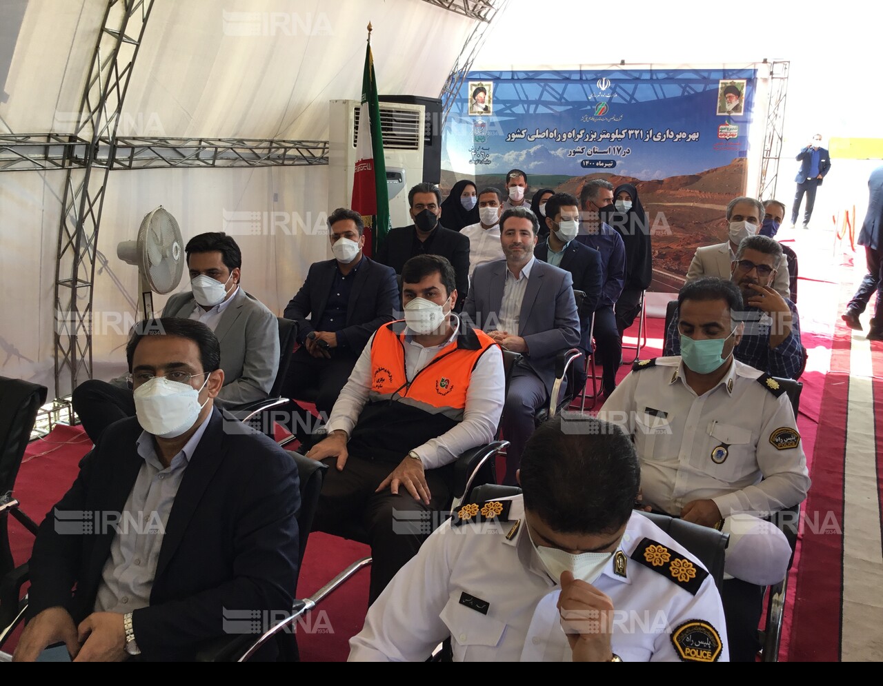 افتتاح کنارگذر شهر ساوه با فرمان رئیس جمهوری