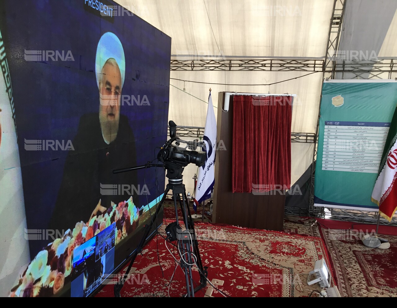 افتتاح کنارگذر شهر ساوه با فرمان رئیس جمهوری