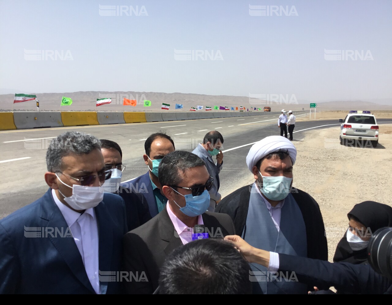 افتتاح کنارگذر شهر ساوه با فرمان رئیس جمهوری