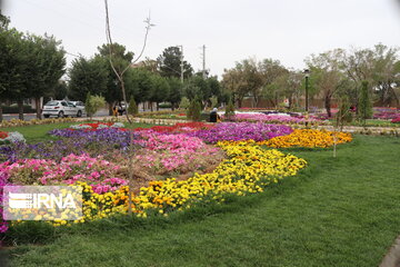 El magnífico jardín de flores de Abade