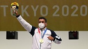 El tirador Yavad Forugi, primer iraní medallista de oro en los Juegos Olímpicos de Tokio