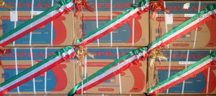 اهدای پنج هزار دستگاه کولرگازی در مناطق محروم