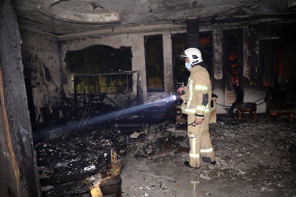 حادثه آتش سوزی در آبادان جان ۲ کودک را گرفت