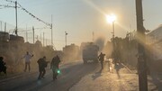 ضرب و شتم تظاهرکنندگان فلسطینی توسط نظامیان صهیونیست
